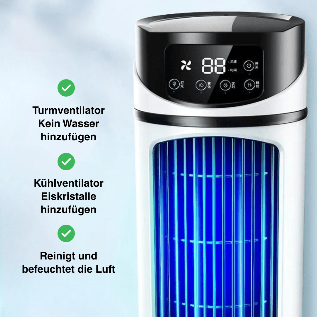 Mini Mobile Klimaanlage 3-in-1 – Kühler, Befeuchter & Luftreiniger