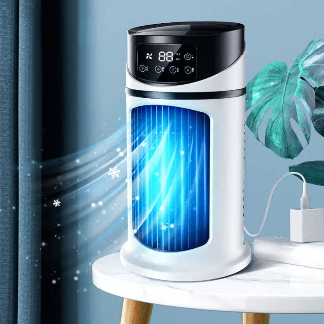 Mini Mobile Klimaanlage 3-in-1 – Kühler, Befeuchter & Luftreiniger