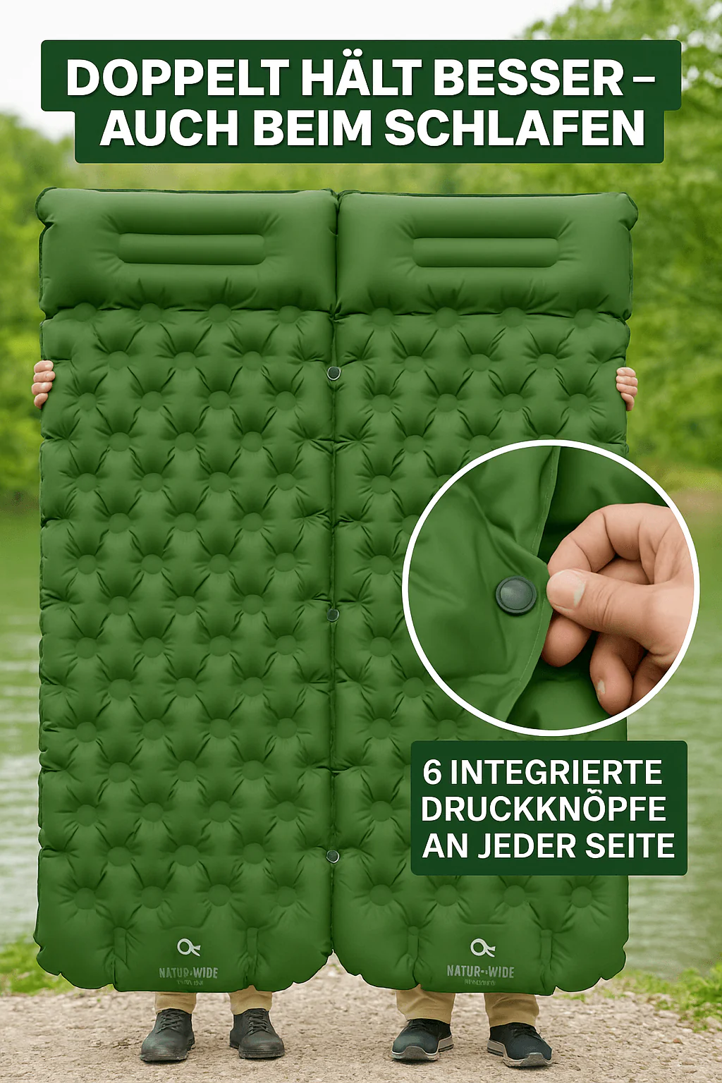 Ultraleichte & kompakte Isomatte - perfekt für unterwegs & Abenteuer