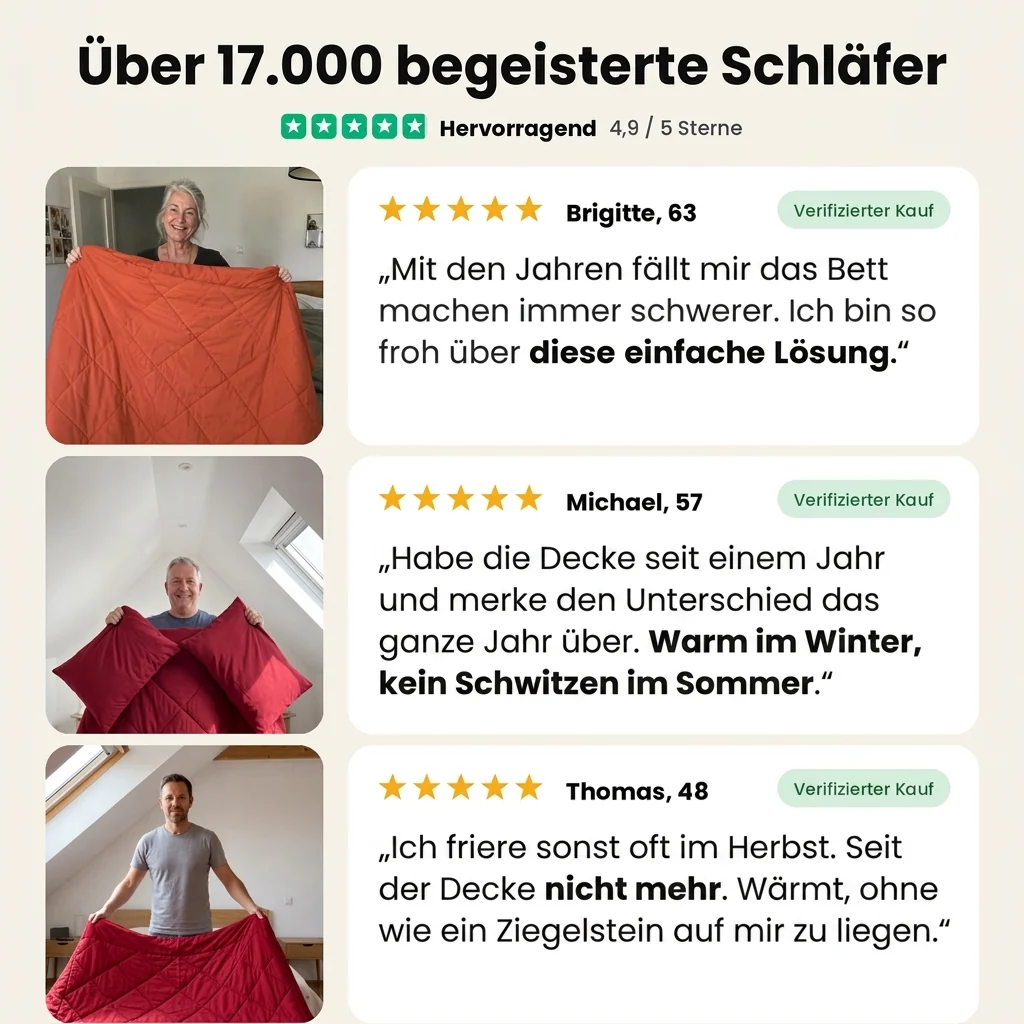 EasySleep® – 2-in-1 Ganzjahresdecke. Schnelltrocknend & ohne Bettwäsche