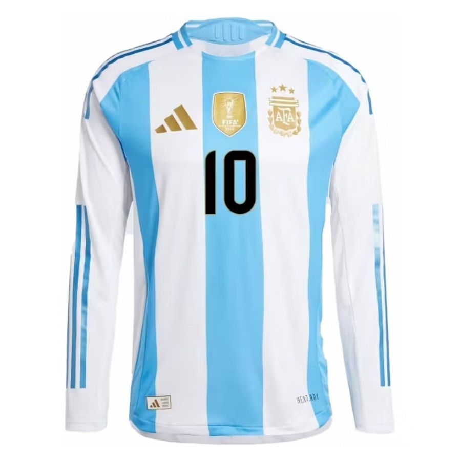 Argentina Messi Long-Sleeved Men 2024/25 Home Shirt