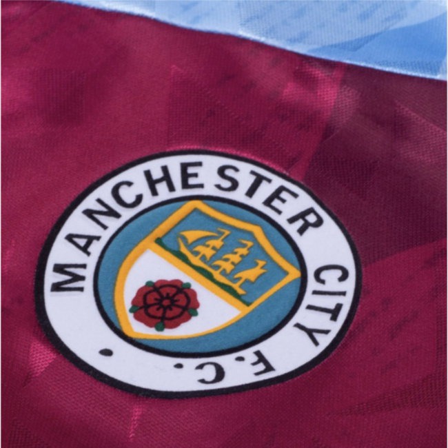 1990 Manchester City Mash Up Retro Shirt (Your Name)-League Fan Gear