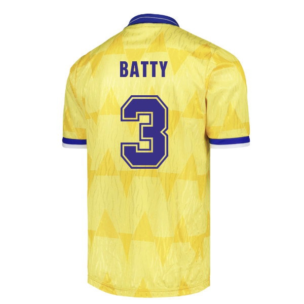 1992 Leeds United Away Batty #4 Retro Shirt-League Fan Gear