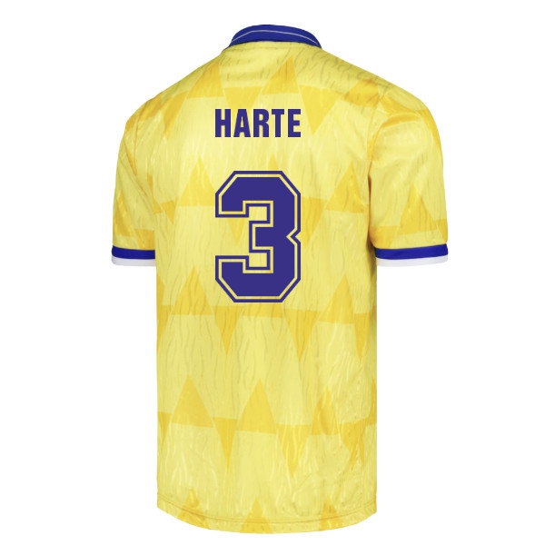 1992 Leeds United Away Harte #3 Retro Shirt-League Fan Gear