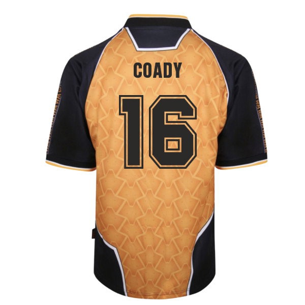 1996 Wolverhampton Wanderers Coady #16 Home Shirt