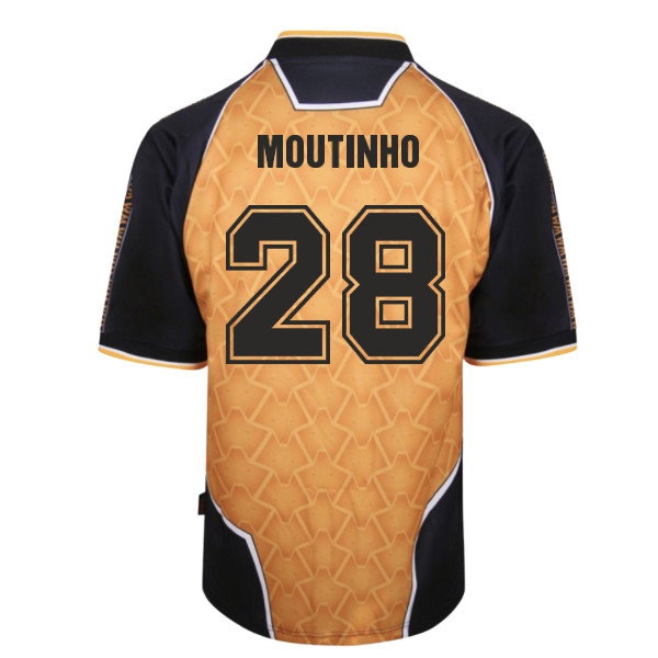 1996 Wolverhampton Wanderers Moutinho #28 Home Shirt-League Fan Gear
