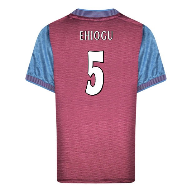 1998 Aston Villa Home Ehiogu #5 Retro Shirt-League Fan Gear