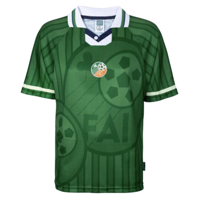 1998 Ireland Quinn #9 Home Shirt-League Fan Gear