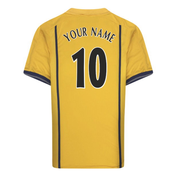 2001 Leeds United Away Retro Shirt (Your Name)-League Fan Gear