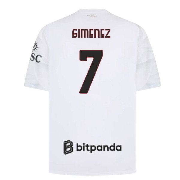 2026/27 AC Milan Gimenez #7 Away Shirt-League Fan Gear