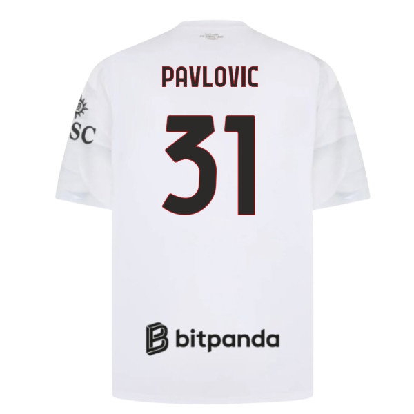 2026/27 AC Milan Pavlovic #31 Away Shirt-League Fan Gear