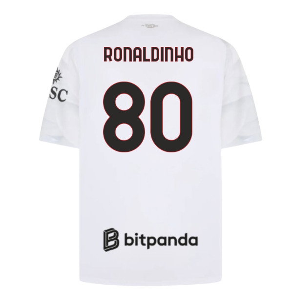 2026/27 AC Milan Ronaldinho #80 Away Shirt-League Fan Gear