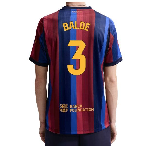 2026/27 Barcelona Balde #3 Home Shirt-League Fan Gear