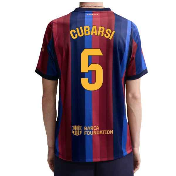 2026/27 Barcelona Cubarsi #5 Home Shirt-League Fan Gear
