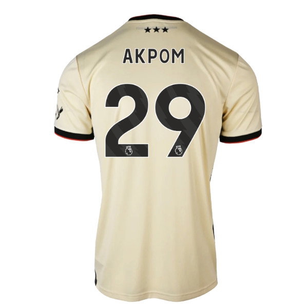 2026/27 Ipswich Town Akpom #29 Away Shirt-League Fan Gear