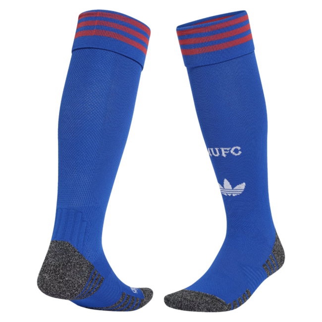 2026/27 Man Utd Away Socks (Blue)-League Fan Gear