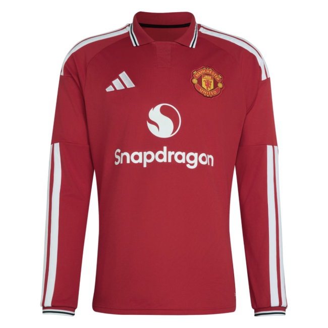 2026/27 Man Utd Long Sleeve Tielemans #18 Home Shirt-League Fan Gear