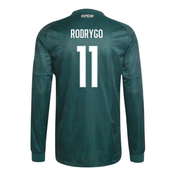2026/27 Real Madrid Pro Edition Long Sleeve Rodrygo #11 Away Shirt-League Fan Gear