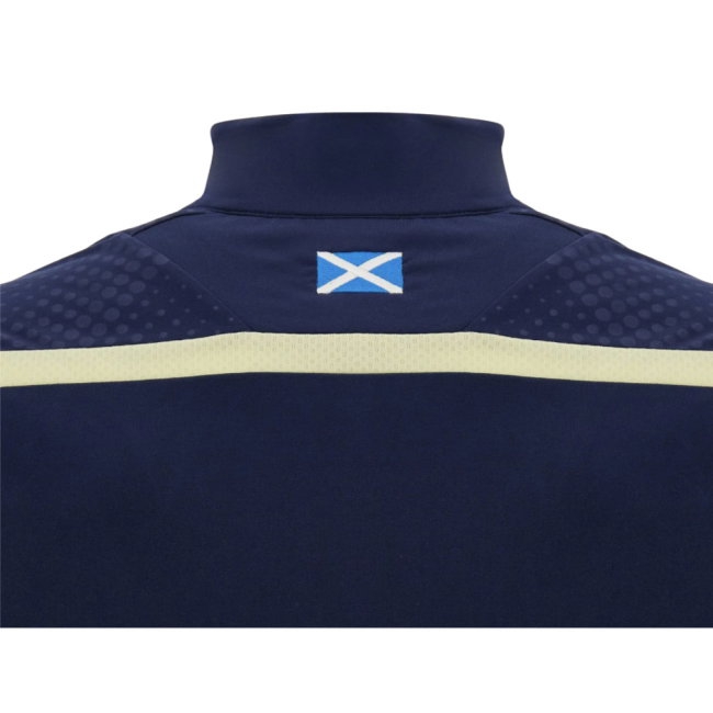 2026/27 Scotland Rugby 1/4 Zip Training Top (Navy) - Kids-League Fan Gear