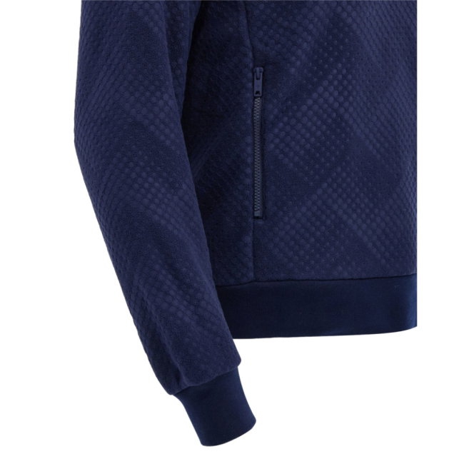 2026/27 Scotland Rugby Travel Full Zip 3D Fleece (Navy) - Kids-League Fan Gear
