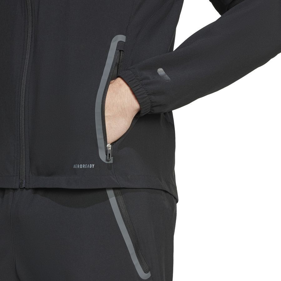 Algeria Jacket Tiro 25 Competition Travel Vis Tech - Black-League Fan Gear