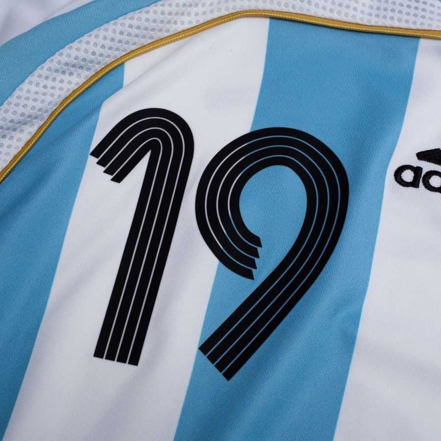 Argentina Home Shirt 2006 Messi 19-League Fan Gear