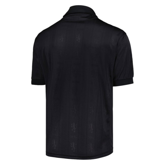 Aston Villa 1996 Black Out Ehiogu #16 Retro Shirt-League Fan Gear