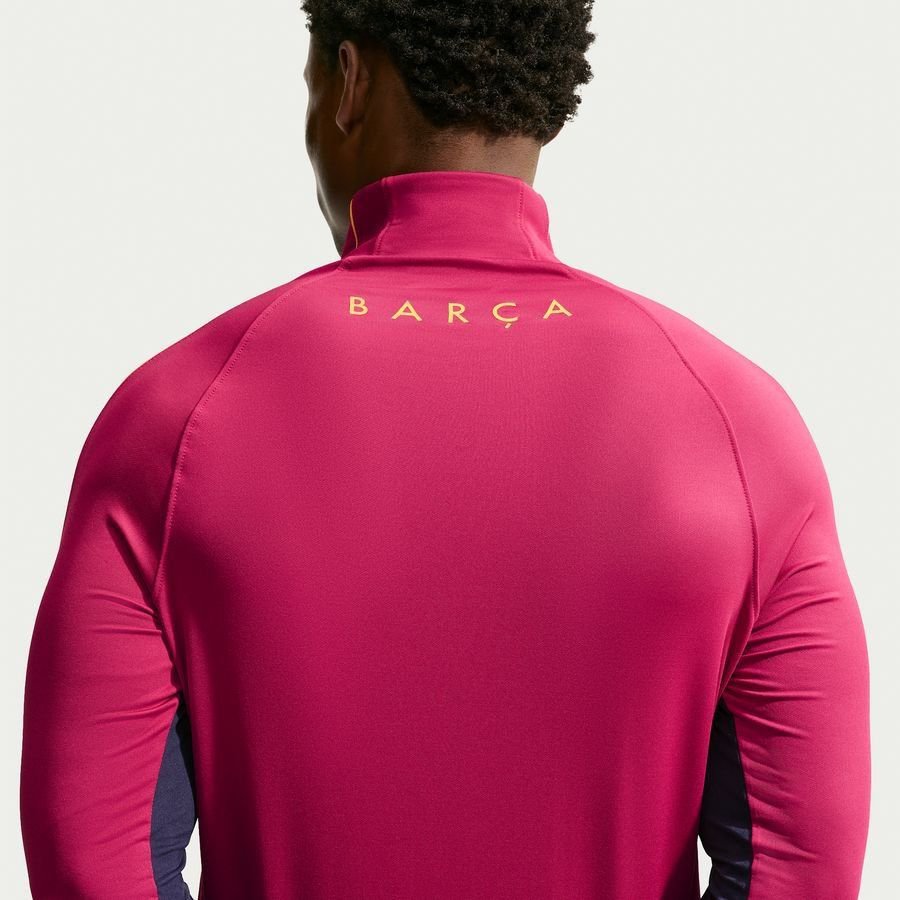 Barcelona Training Shirt Dri-FIT Strike - Noble Red/Blackened Blue/Mineral Yellow-League Fan Gear