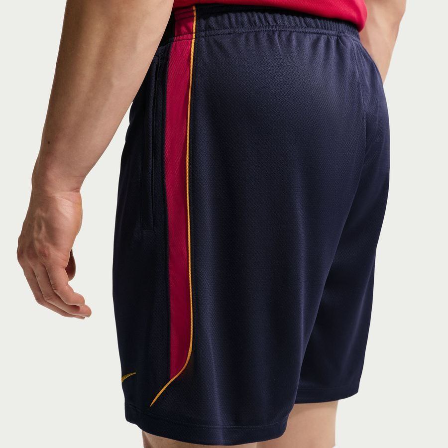 Barcelona Training Shorts Dri-FIT Strike - Blackened Blue/Noble Red/Mineral Yellow-League Fan Gear
