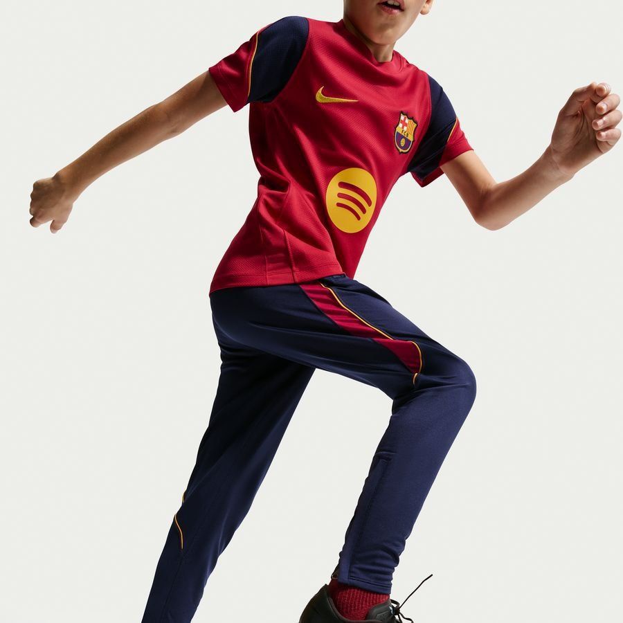 Barcelona Training Trousers Dri-FIT Strike - Blackened Blue/Noble Red/Mineral Yellow Kids-League Fan Gear