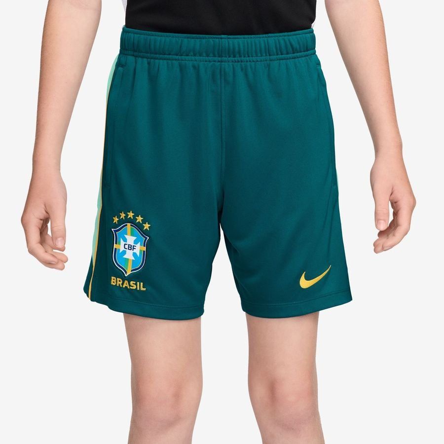 Brazil Training Shorts Dri-FIT Academy Pro World Cup 2026 - Geode Teal/Light Menta/Midwest Gold Kids-League Fan Gear