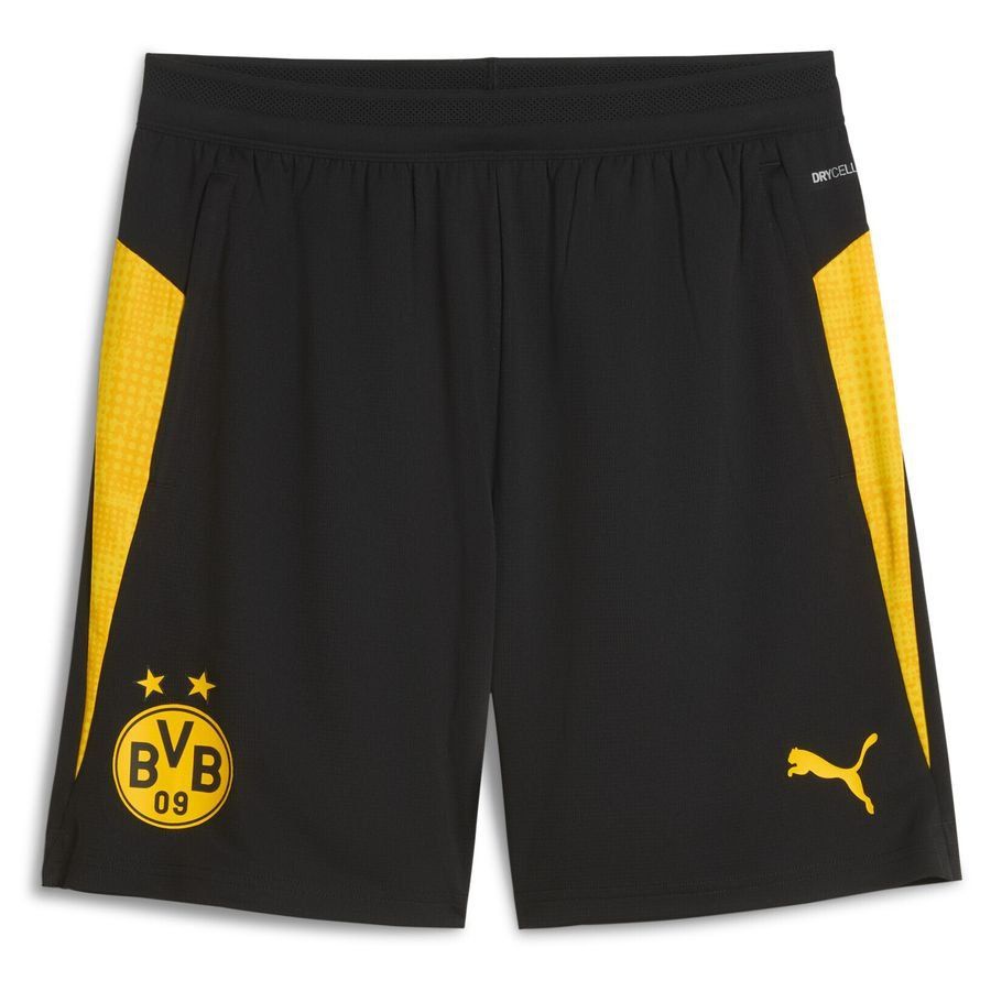 Dortmund Training Shorts - Black/Faster Yellow-League Fan Gear