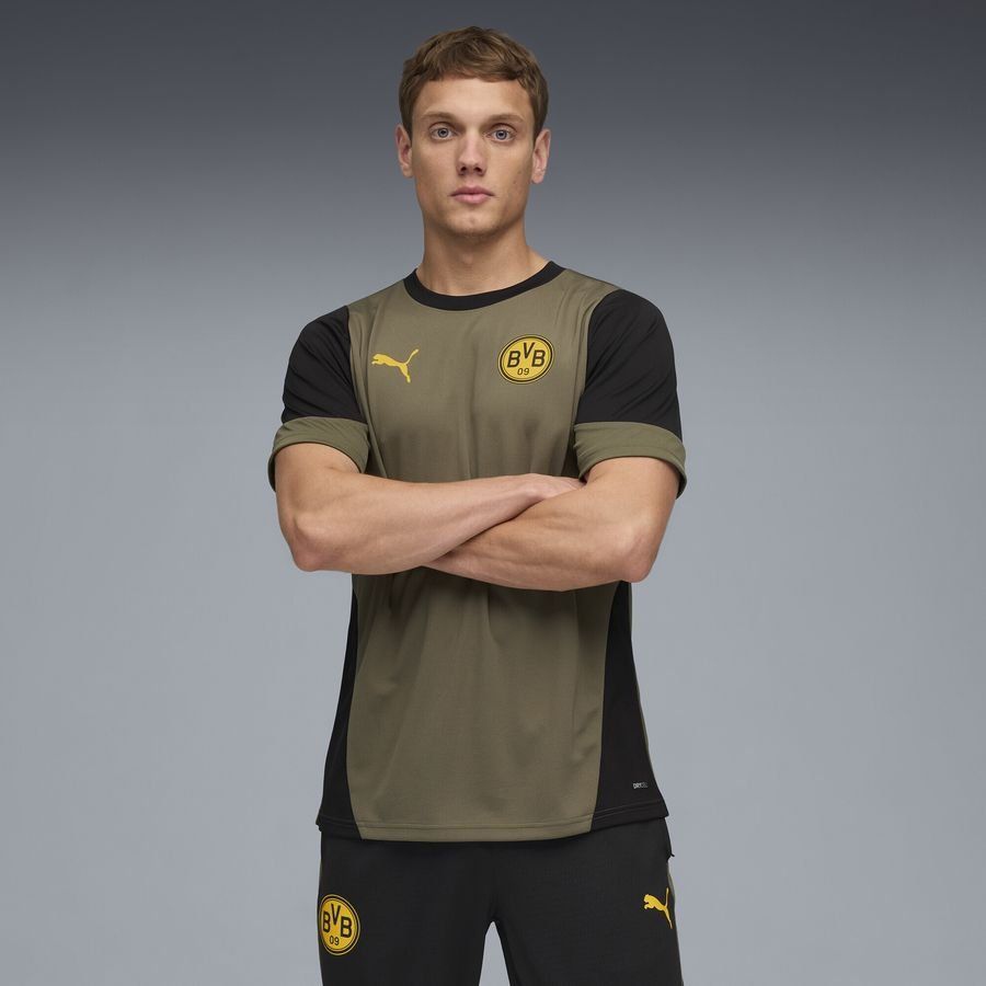 Dortmund Training T-Shirt - Loden Green/ Black-League Fan Gear