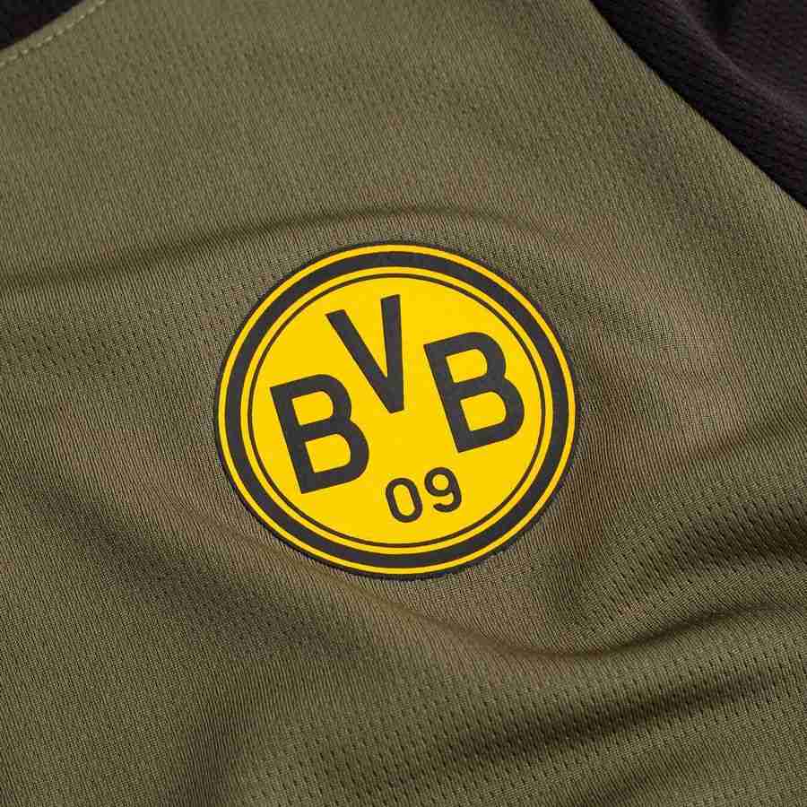 Dortmund Training T-Shirt - Loden Green/ Black Kids-League Fan Gear