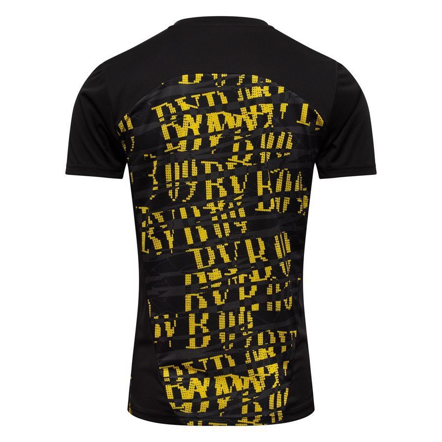 Dortmund Training T-Shirt Pre Match - Black/Faster Yellow Kids-League Fan Gear