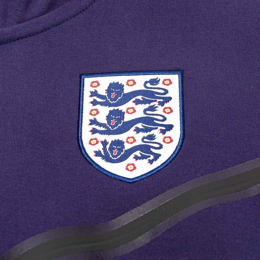 England Hoodie NSW Tech Fleece FZ - Purple Ink/White-League Fan Gear