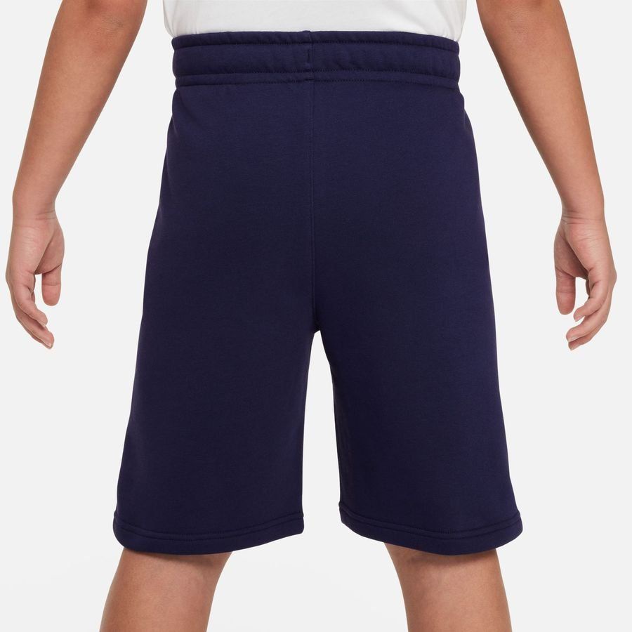 England Sweat Shorts NSW Club French Terry - Purple Ink/White Kids-League Fan Gear