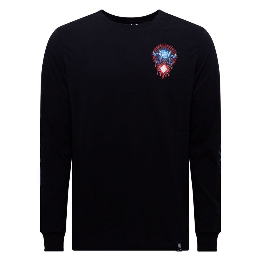 England T-Shirt Premium L/S - Black-League Fan Gear
