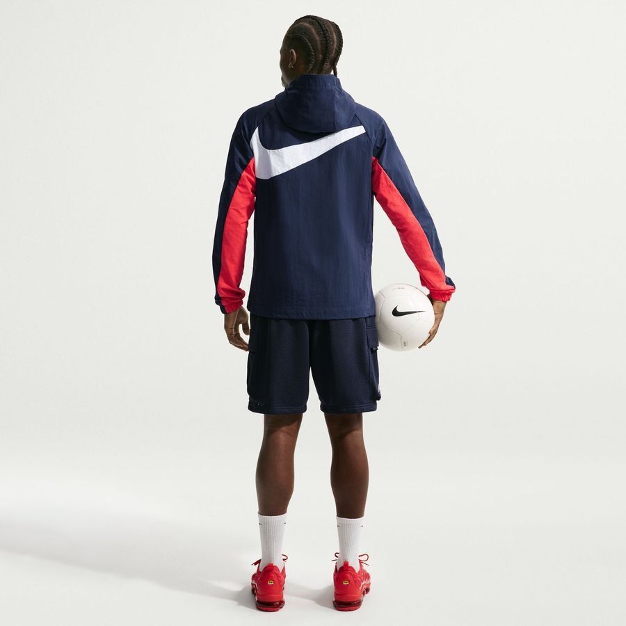 England Training Jacket Dri-FIT AWF Woven World Cup 2026 - Obsidian/Speed Red/White-League Fan Gear