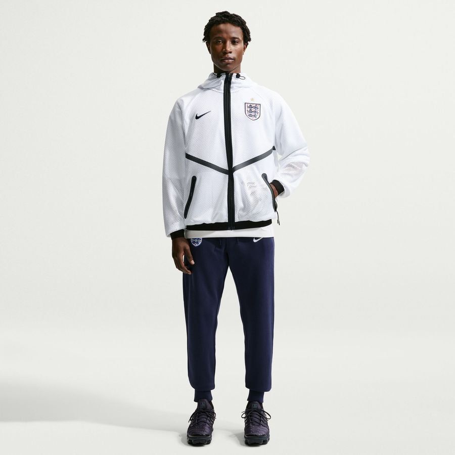 England Training Jacket Dri-FIT KMC Anthem World Cup 2026 - White/Black/Obsidian-League Fan Gear