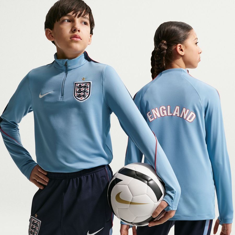 England Training Shirt Dri-FIT Strike Drill World Cup 2026 - Work Blue/Obsidian/White Kids-League Fan Gear