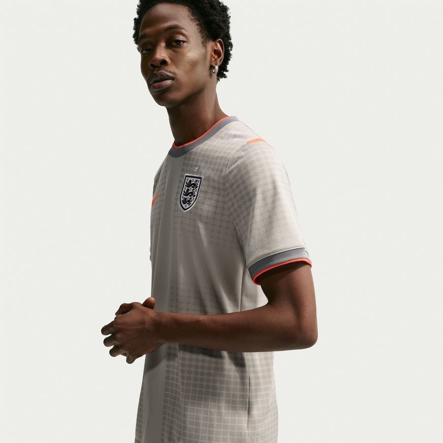 England X2 Training T-Shirt Dri-FIT Academy Pro Pre Match World Cup 2026 - Pewter Grey/Bright Crimson-League Fan Gear