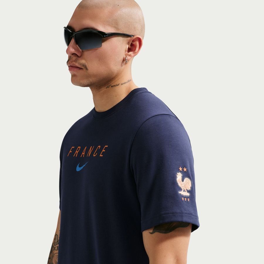 France T-Shirt Primary Statement World Cup 2026 - Blackened Blue/Game Royal-League Fan Gear