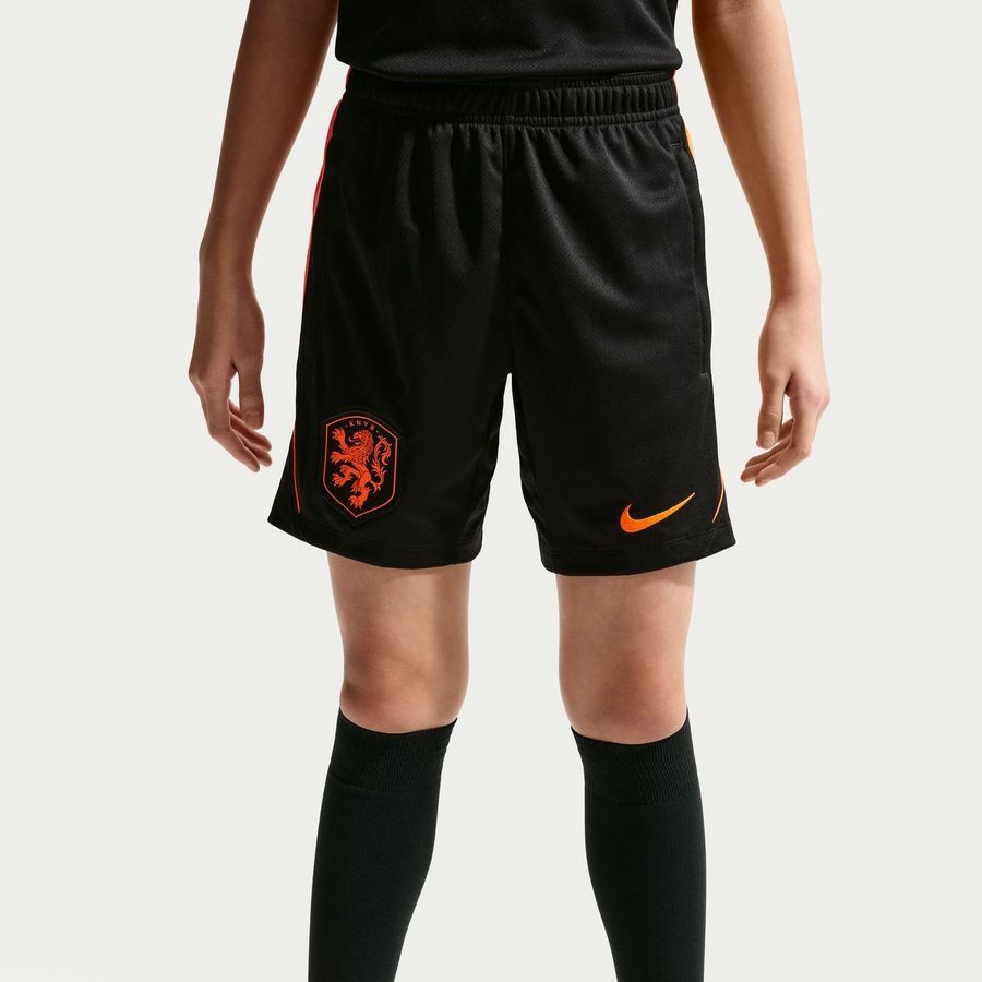 Holland Training Shorts Dri-FIT Strike World Cup 2026 - Black/Hyper Crimson Kids-League Fan Gear