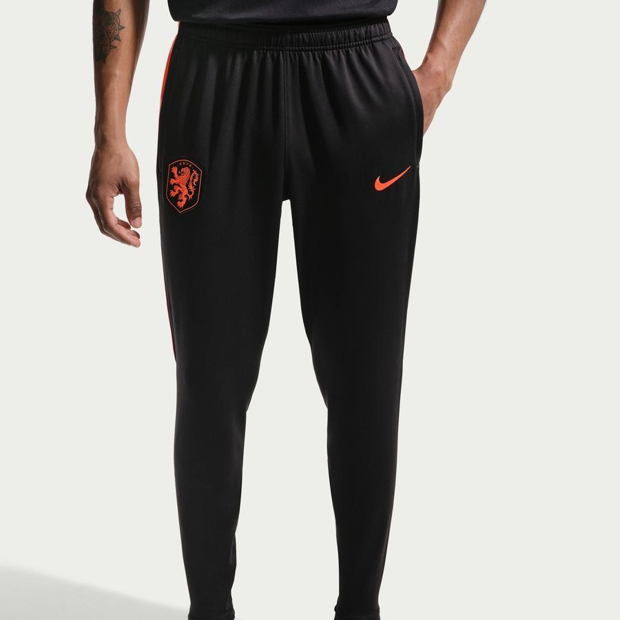 Holland Training Trousers Dri-FIT Strike World Cup 2026 - Black/Hyper Crimson-League Fan Gear