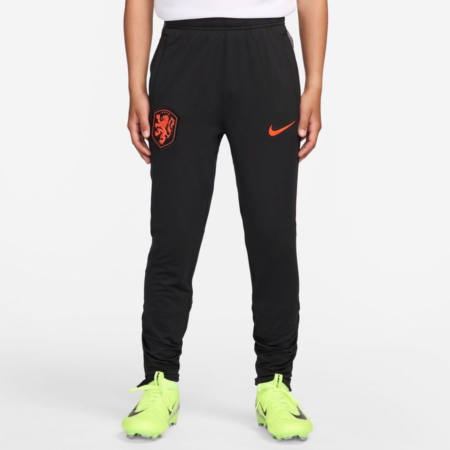 Holland Training Trousers Dri-FIT Strike World Cup 2026 - Black/Hyper Crimson Kids-League Fan Gear