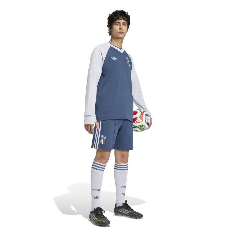 Italy Training Shirt Pre Match Warm Top Away - Night Marine-League Fan Gear