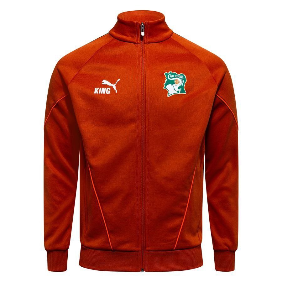 Ivory Coast Track Jacket King Anthem World Cup 2026 - For All Time Red/ White-League Fan Gear