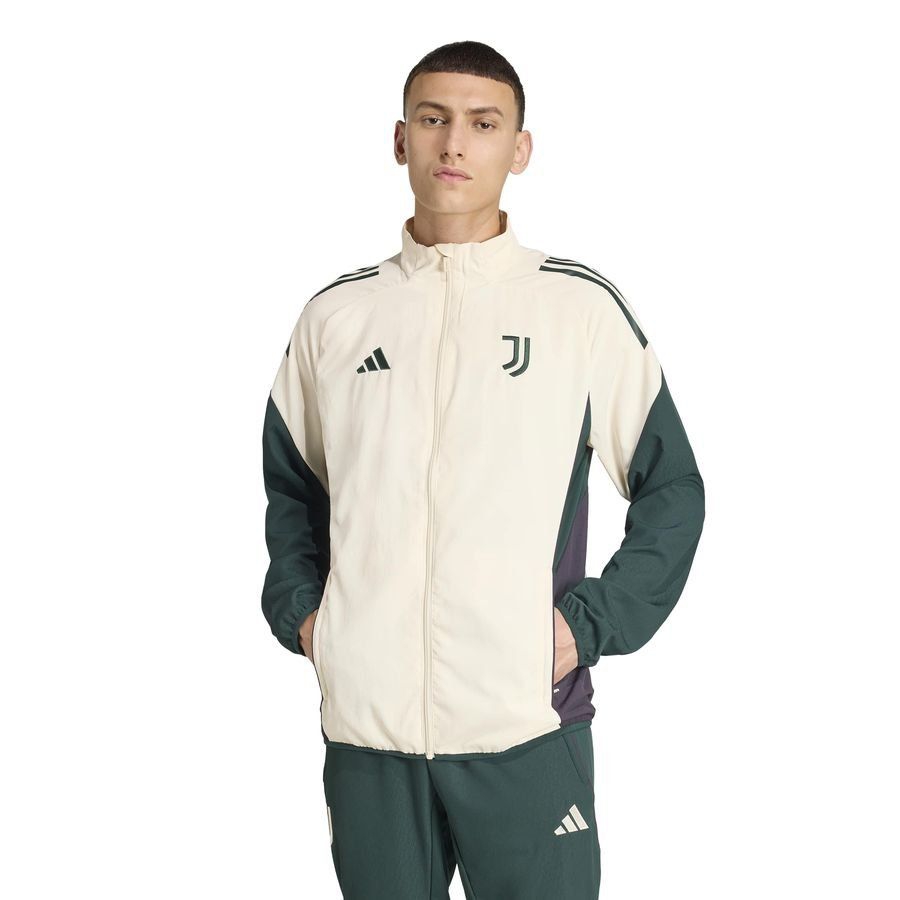 Juventus Training Jacket Presentation Tiro 25 EU - Ecru Tint-League Fan Gear