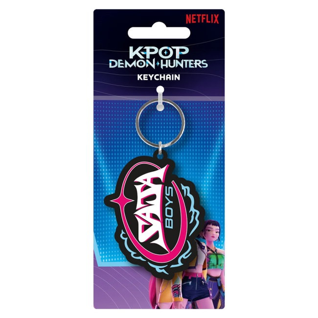 K-POP Demon Hunters Saja Boys Pvc Keyring Jersey-League Fan Gear